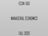 ECON 360